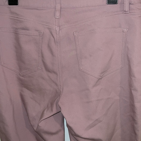 Lands’ End Light Purple Kick Crop Jeans 10 - Picture 4 of 7